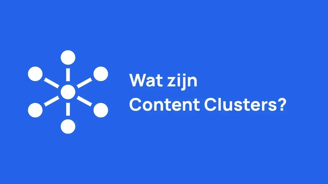 Een pillar page in het midden met clusterpagina's eromheen